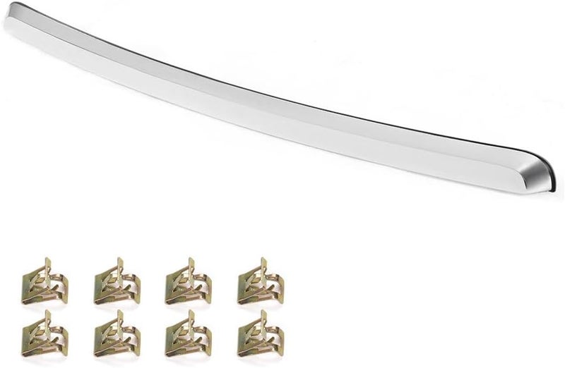 GPLUS Hood Molding Trim Moulding Chrome Compatible with GMC Sierra 1500 2007-2013/ Sierra 2500 HD 3500 HD 2007-2010 Replacement for GM1235109 10385156 - Image 1